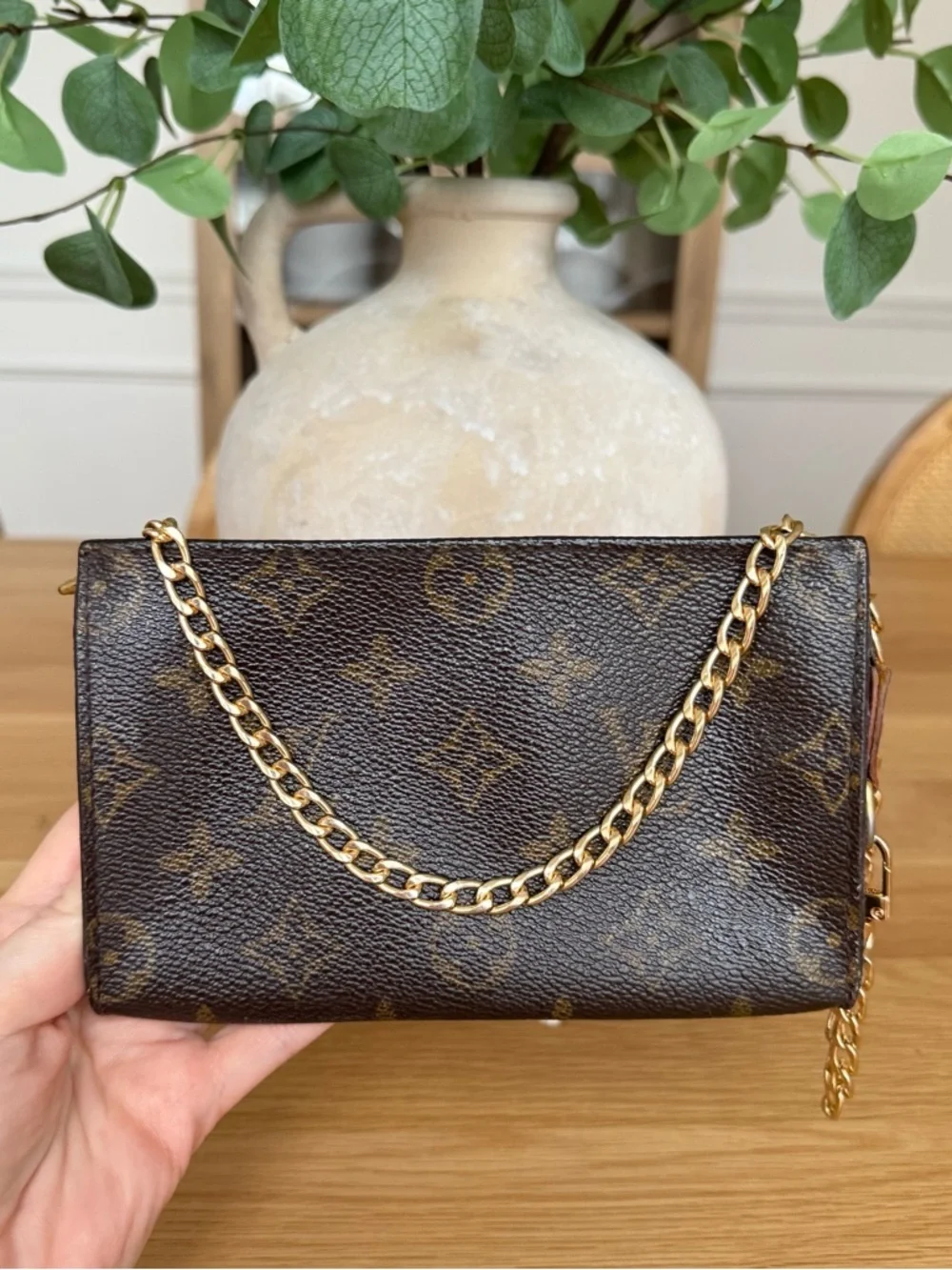 ✅AUTH✅Louis Vuitton Brown Monogram MINI BAG